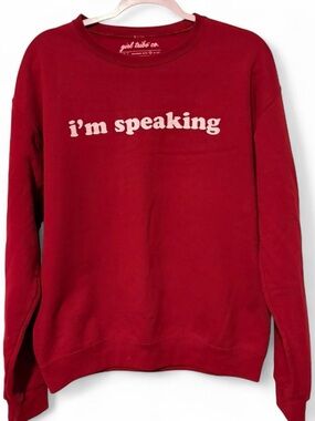 Girl Tribe Co. red crewneck sweatshirt Size M‎ #sweatshirt #loungewear